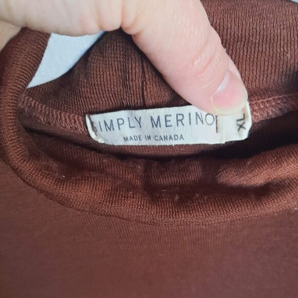 Simply Merino turtleneck size xlarge in nutmeg - Picture 4 of 12
